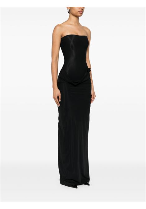 Black Campano maxi dress Maygel coronel - women MAYGEL CORONEL | VT113BST